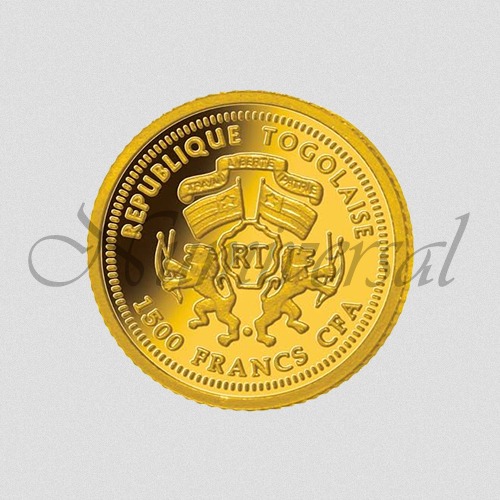 Togo-1500-Gold-Rund-Wappenseite-Numiversal