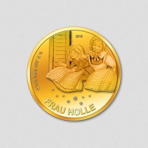 376-Frau-Holle-Grimms-Maerchen-2016-Gold-Rund-Numiversal