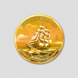Windjammer SSS Deutschland Numiversal Goldmünze 2016