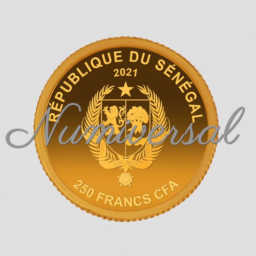 Senegal-11mm-Gold 2021 250 FRA CFA