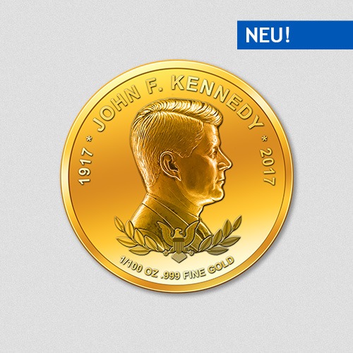 John F. Kennedy - Goldmünze - 2017 - Numiversal