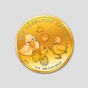 Das hässliche Entlein - Goldmünze - 2017 - Numiversal