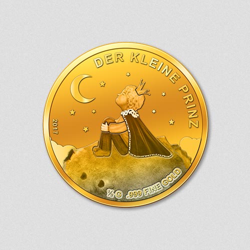 Der kleine Prinz - Goldmünze -Numiversal - 2017
