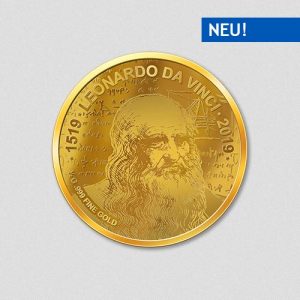 Leonardo Da Vinci - Goldmünze - 2019 - Numiversal