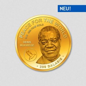 Peace for the World - Denis Mukwege - Goldmünze - Numiversal