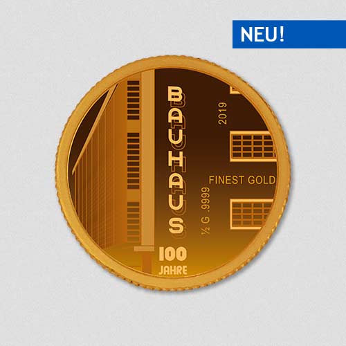 100 Jahre Bauhaus - Goldmünze - Numiversal