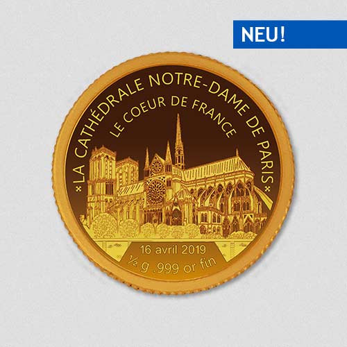 Notre Dame - Coeur de France - Goldmünze - Numiversal