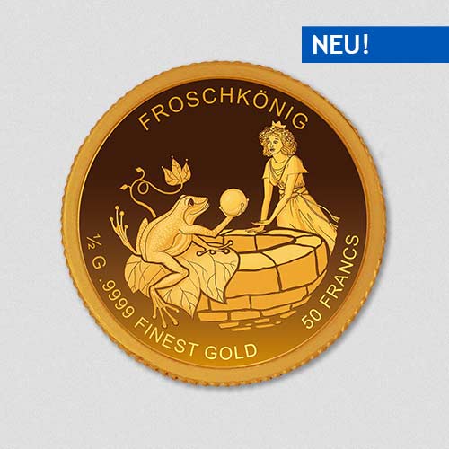 Der Froschkönig - Goldmünze - Numiversal