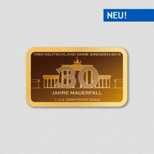 30 Jahre Mauerfall - Goldbarren - Numiversal