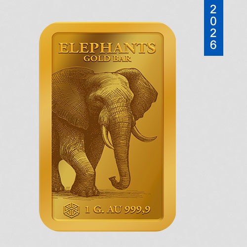 Elephants Gold Bar